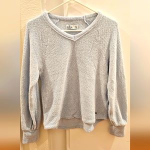 Pastel Light blue HOLLISTER v-neck sweater
